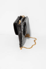 Black Snake Double Sided Clutch Bag - Jeyda-Bags