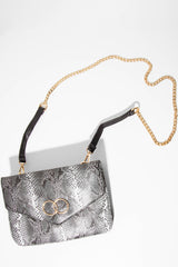 Black Snake Double Sided Clutch Bag - Jeyda-Bags