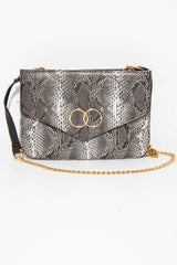 Black Snake Double Sided Clutch Bag - Jeyda-Bags