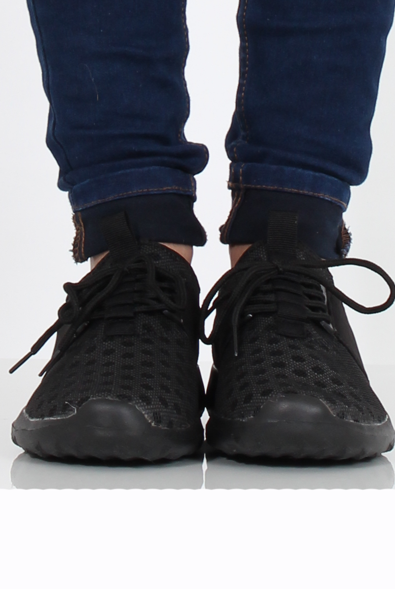 Black Spotted Trainers - Amalia-Trainers
