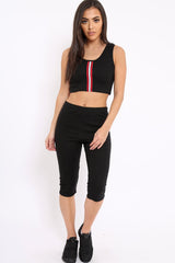 Black Striped Loungewear Set - Ginny-Co-ords