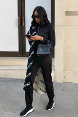 Black Sweat Drawstring Waist Jumpsuit - Darrah-Jumpsuits