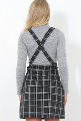 Black Tartan Pinafore-Pippa-Dresses
