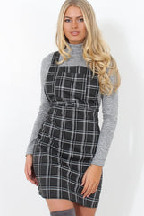 Black Tartan Pinafore-Pippa-Dresses