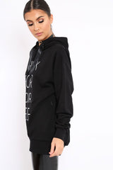 Black Think For Yourself Jumper - Acie-Jumper
