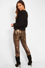 Black Tie Waist Long Sleeve Top - Floria-Tops