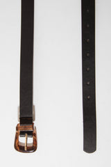Black Tortoise Shell Detail Belt - Arabell-Belts