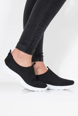 Black Trainers - Lucy-Trainers