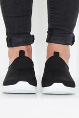 Black Trainers - Lucy-Trainers