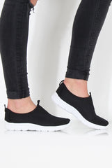 Black Trainers - Lucy-Trainers