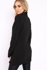 Black Two Button Blazer - Hilary-Jackets