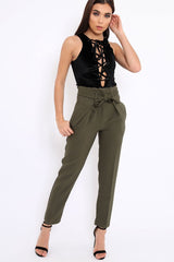 Black Velvet Lace Front Bodysuit - Shona-Bodysuits