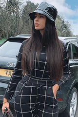 Black Vinyl Bucket Hat - Kody-Hats