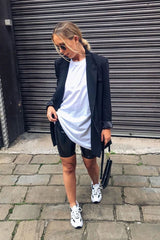 Black Vinyl Cycling Shorts - Leisel-Shorts