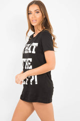 Black What the Elf Christmas T-shirt - Ellie-T-shirt