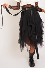 Black Woven Buckle Detail Utility Belt - Ripley-Belts