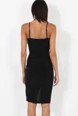 Black Wrap Around Dress - Kesha-Dresses