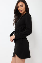 Black Zip Front Blazer - Isla-Jackets