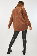 Black Zip Knee Faux Leather Trouser - Fariza-Trousers