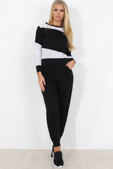 Black and White Loungewear Set - Katie-Loungewear