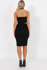 Black two Piece with Choker - Hope-Co-ords