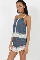 Blue Crochet Co-Ord - Mackenzie-Co-ords
