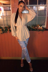 Blue Distressed Ankle Denim Mom Jeans - Bobbi-Jeans