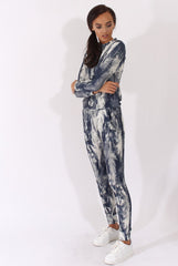 Blue Floral Print Tracksuit - Aries-Tracksuits