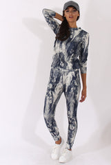 Blue Floral Print Tracksuit - Aries-Tracksuits