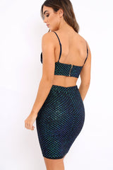 Blue Glitter Mermaid Co-ord Set - Reagan-Co-ords