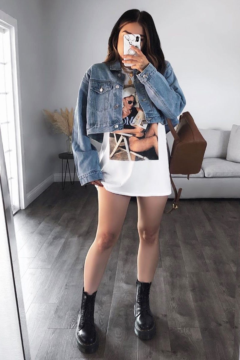 Blue Light Wash Denim Jacket - Giani-Denim Jackets