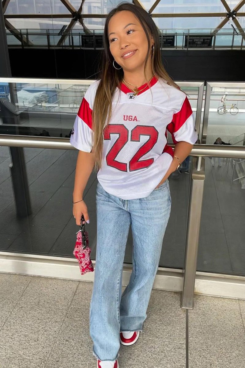 Blue Mid Wash Wide Leg Jeans - Gemma-Jeans