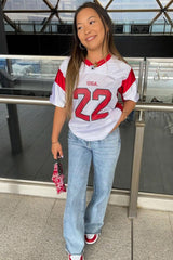 Blue Mid Wash Wide Leg Jeans - Gemma-Jeans