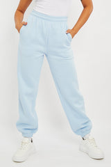 Blue Oversized Joggers - Erica-Joggers