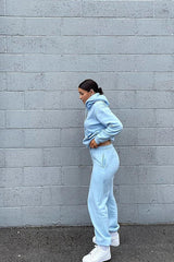 Blue Oversized Joggers - Erica-Joggers