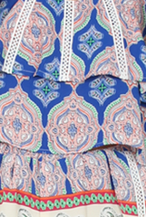 Blue Print Pattern Co-ord - Sylvia-Co-ords