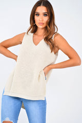 Blue Ripped Knee Skinny Jeans - Chanelle-Jeans