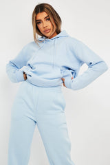 Blue Soft Fleece Hoodie - Maia-Hoodies