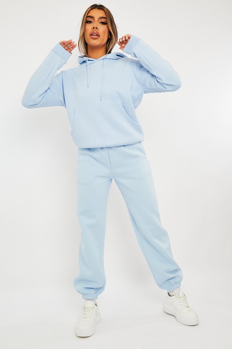 Blue Soft Fleece Hoodie - Maia-Hoodies