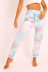 Blue Tie Dye Joggers - Lanya-Joggers
