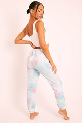 Blue Tie Dye Joggers - Lanya-Joggers