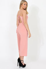 Blush Culotte Jumpsuit - Sienna-Jumpsuits