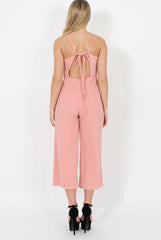 Blush Culotte Jumpsuit - Sienna-Jumpsuits