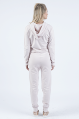 Blush Distressed Hoodie Tracksuit - Mollie-Tracksuits