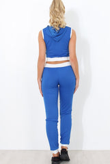 Borro Blue Two Piece Activewear Set-Co-ords