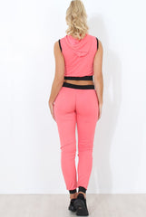 Borro Coral Two Piece Activewear Set-Co-ords