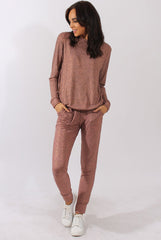 Bronze Metallic Tracksuit - Stellah-Tracksuits