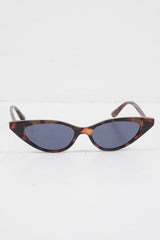 Brown Leopard Tinted Lens Mini Cat Eye Sunglasses - Ezrie-Sunglasses