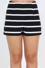 Brylie Black & White Cape Two Piece-Co-ords