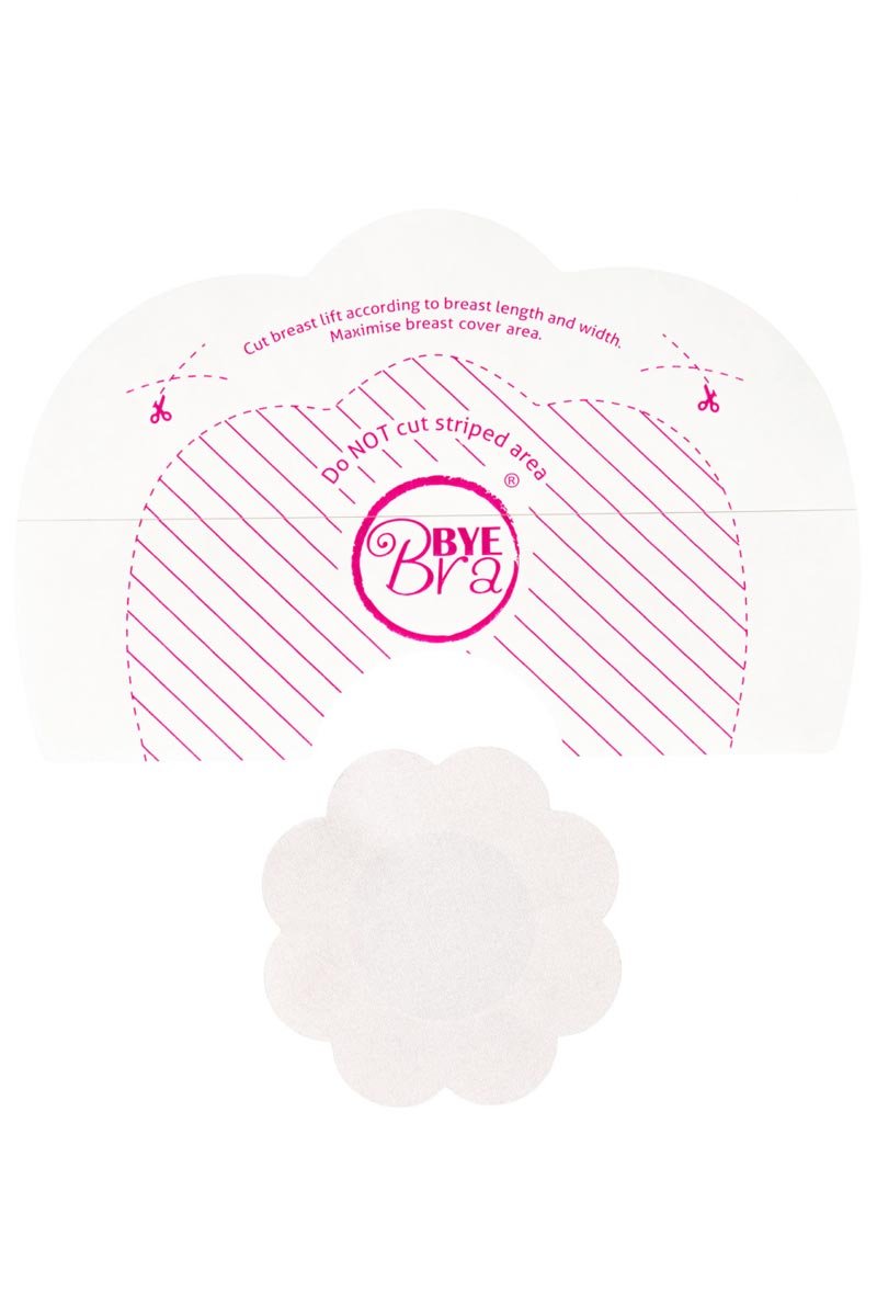 Bye Bra Breast Lift Silk Nipple Covers Cups F-H-Beauty